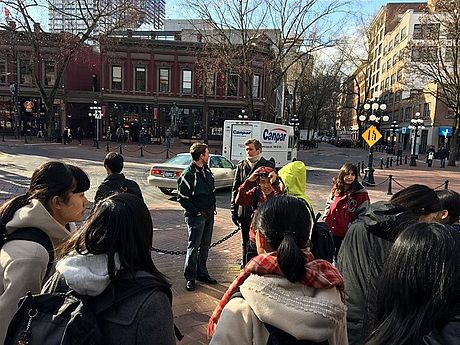 A historical Walk into Vancouver - school activity