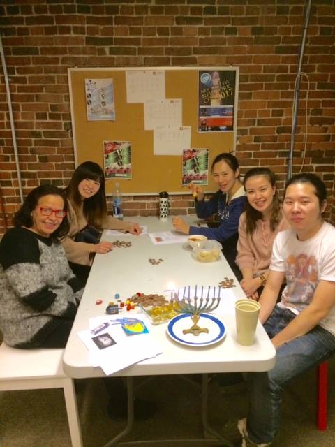 Christmas / Hanukah Celebration at Boston School